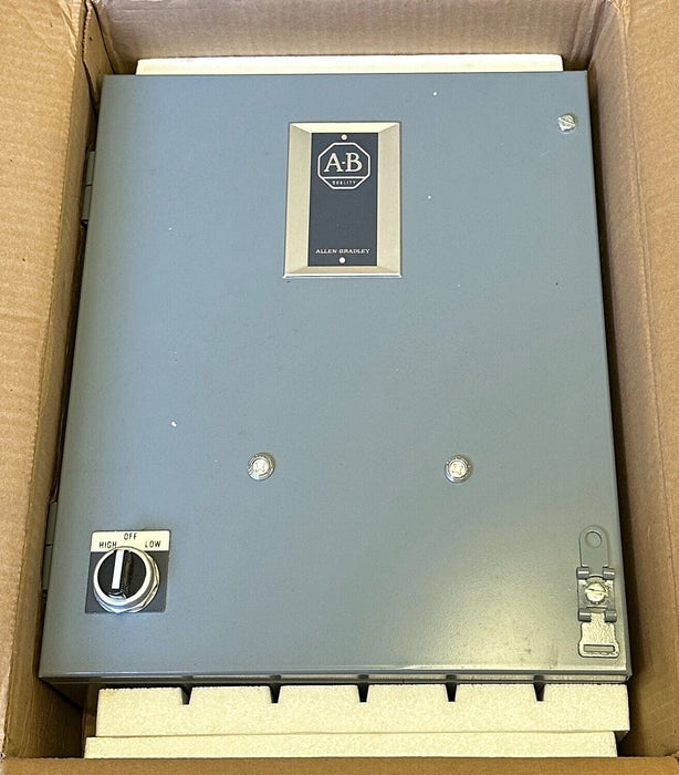 ALLEN BRADLEY 520E-BJB-3-6P /C 2-SPEED SEP WINDING STARTER, SIZE-1, 30 A NSMP