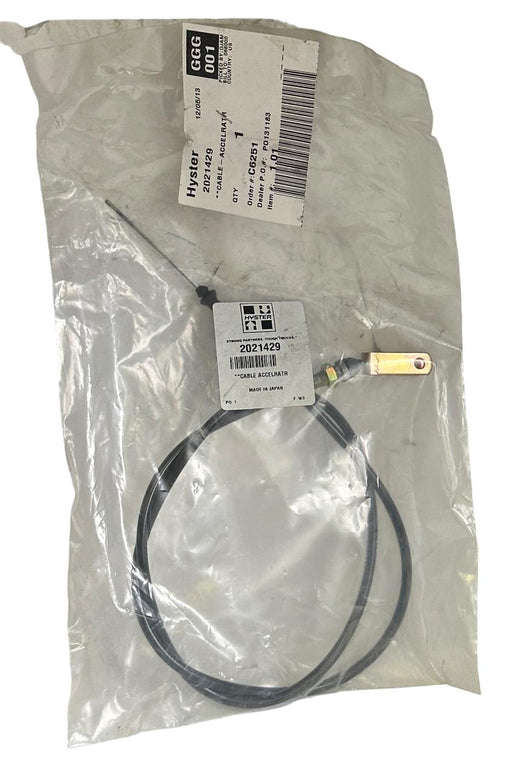 NEW HYSTER 2021429 / HY2021429 OEM ACCELERATOR CABLE FOR FORKLIFT
