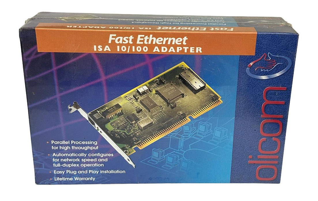 NEW SEALED OLICOM OC-2375 / 23751681 FAST EtherNet ISA 10/100 ADAPTER CARD