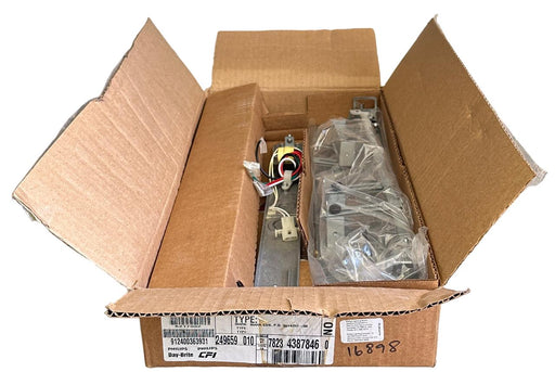 NEW PHILIPS CN6RCA1ICT EDGE-LIT LED EXIT SIGN DAY-BRITE RED/CLEAR 6'' LETTERS