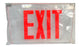 NEW PHILIPS CN6RCA1ICT EDGE-LIT LED EXIT SIGN DAY-BRITE RED/CLEAR 6'' LETTERS