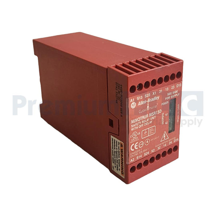 ALLEN BRADLEY 440R-M23048 /A Guardmaster MSR15D SAFETY RELAY 440RM23048 NSNP