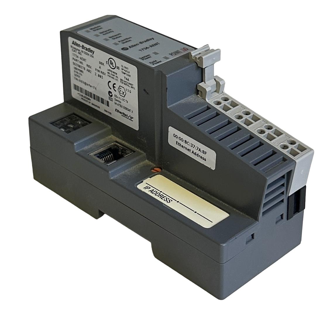 ALLEN BRADLEY 1734-AENT /A POINT I/O EtherNet/IP ADAPTER MODULE 24VDC ...