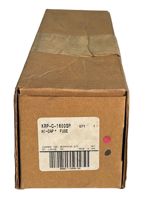 NEW SEALED COOPER BUSSMANN KRP-C-1600SP / KRPC1600SP LOW-PEAK FUSE 600VAC/300VDC