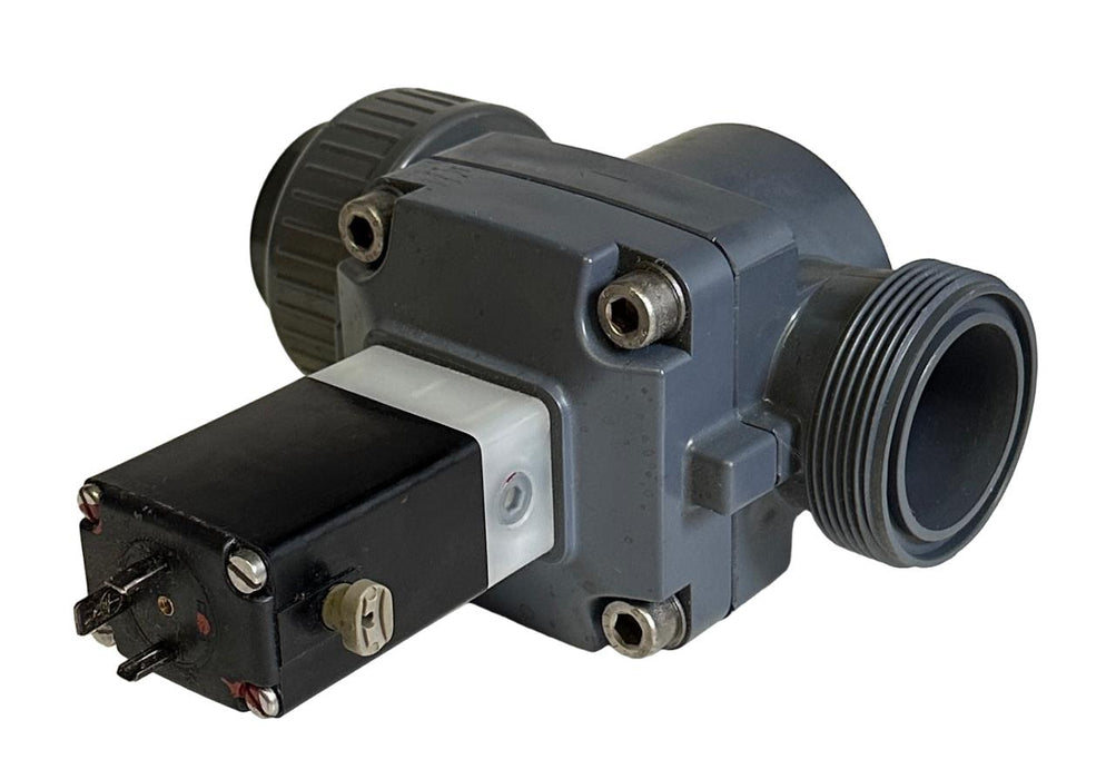 NEW +GF+ SIGNET DN32 TRUE UNION BALL VALVE 165A PVC EPDM 24VDC 5W d40 086378