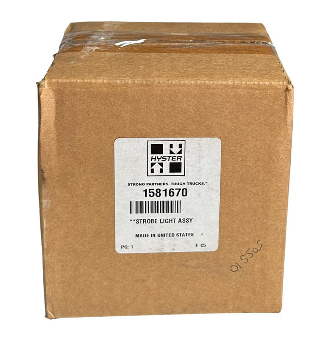 NEW HYSTER 1581670 / HY1581670 / 470S-1280 OEM STROBE LIGHT ASSEMBLY 12-80VDC