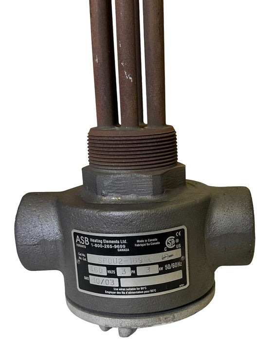 NEW ASB HEATING ELEMENTS SPOU2-16940 / SP0U2-16940 MR FLANGED IMMERSION HEATER