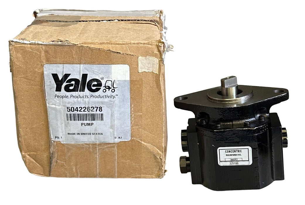NEW YALE 504226278 / YT504226278 OEM HYDRAULIC PUMP FOR FORKLIFT 325186