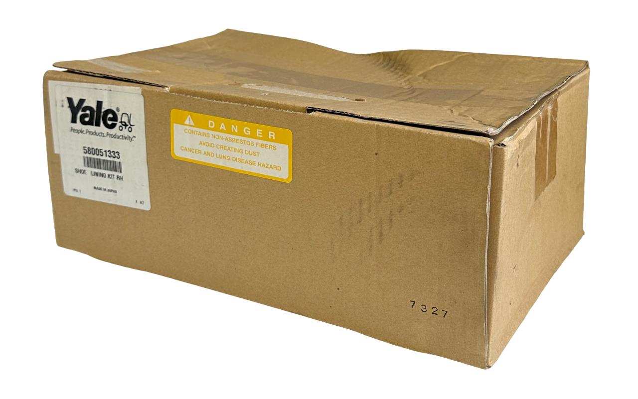 NEW YALE 580051333 / YT580051333 OEM SHOE AND LINING KIT RH FOR FORKLIFT