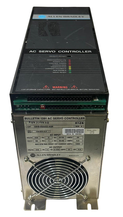 For Parts ALLEN BRADLEY 1391B-ESAA22-AQB /D AC SERVO CONTROLLER 8kW 22A 3-PHASE