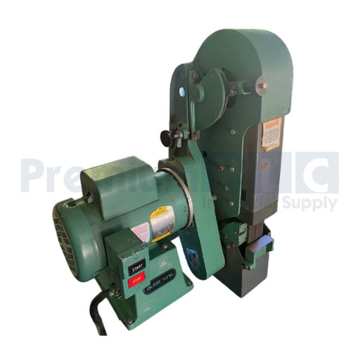 BURR KING 960-250 2.5 X 60 TWO WHEEL BELT GRINDER / 90100 1.5HP 120V 8000 SFPM