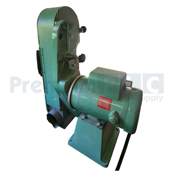BURR KING 960-250 2.5 X 60 TWO WHEEL BELT GRINDER / 90100 1.5HP 120V 8000 SFPM