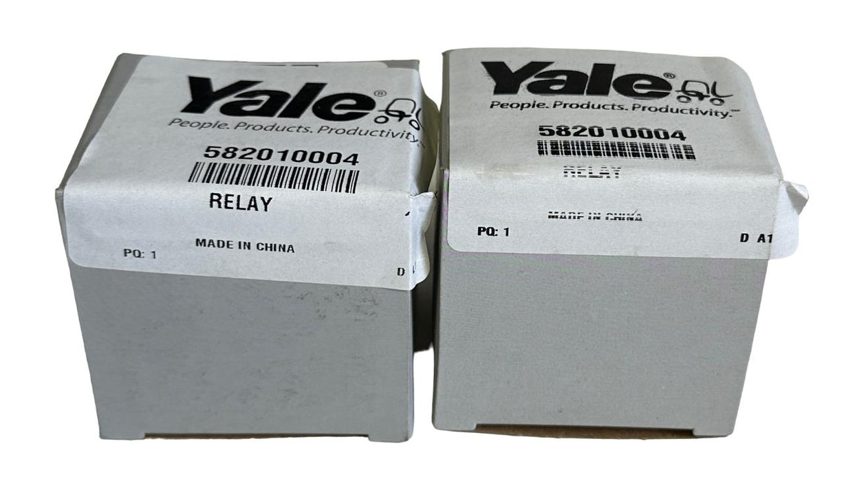 2 NEW YALE 582010004 / YT582010004 OEM RELAYS FOR FORKLIFT