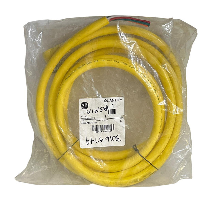 NEW ALLEN BRADLEY 889N-R5AFC-12F /B 12FT CORDSET FEMALE 889NR5AFC12F NSMP