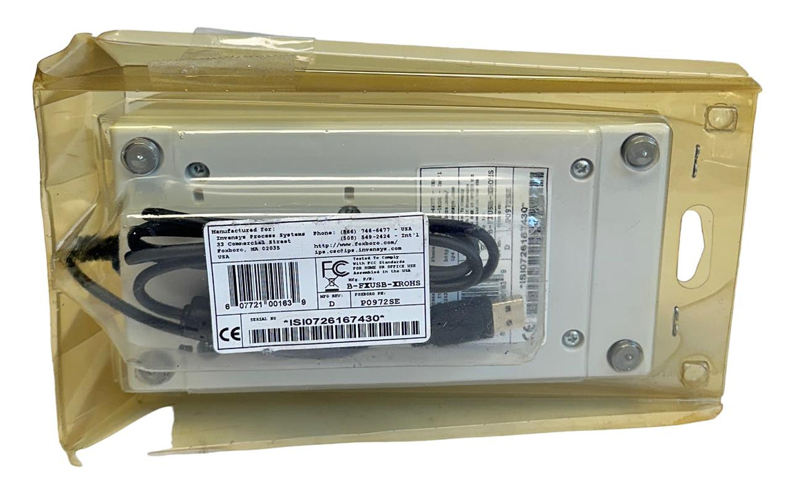 NEW INVENSYS FOXBORO P0972SE / B-FXUSB-XROHS USB TRACKBALL Rev. D NSMP