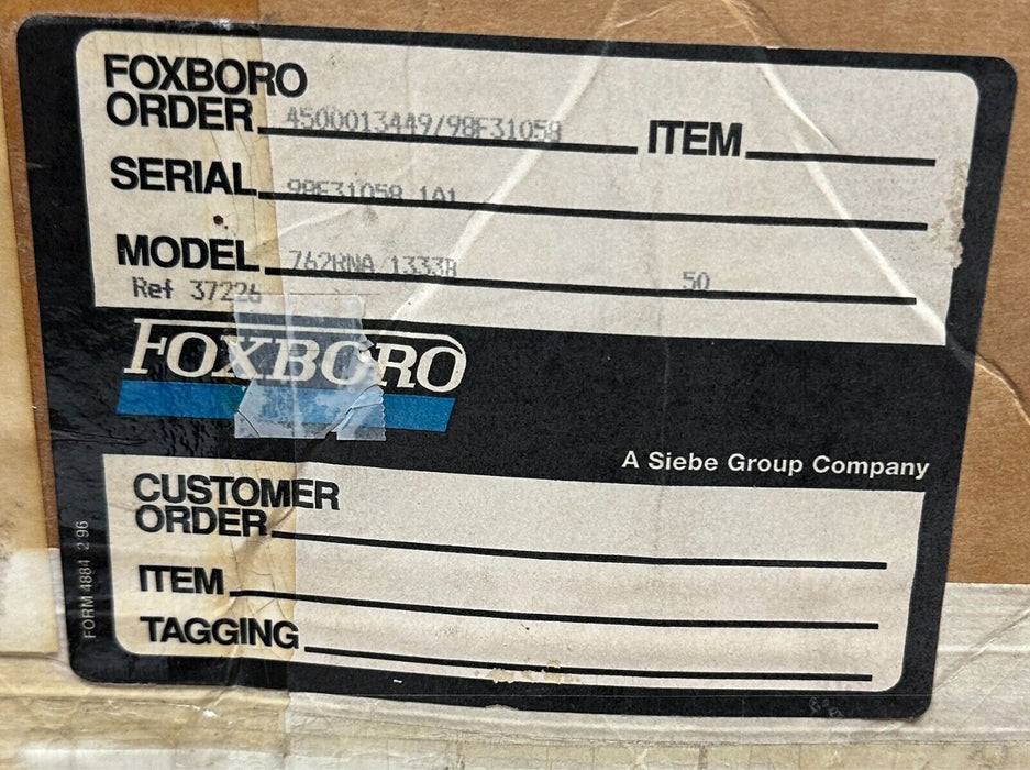 NEW FOXBORO 762RNA-1333B / 762RNA STRIP CHART RECORDER 4-20mA / 250R 115V NSMP