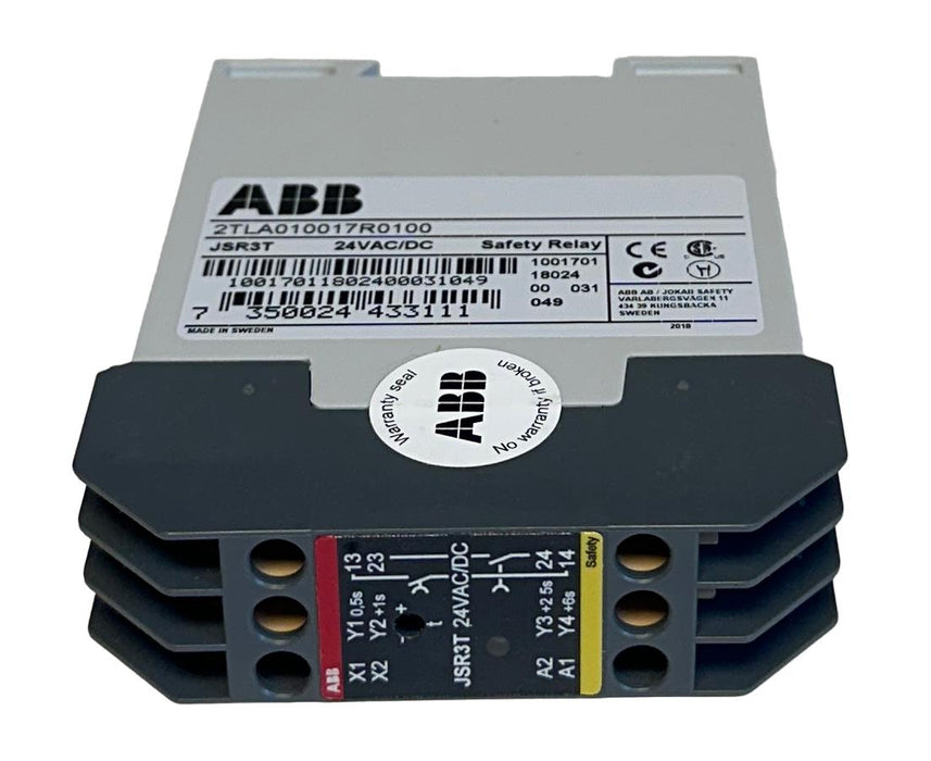 NEW ABB 2TLA010017R0100 / JSR3T EXPANSION SAFETY RELAY 24VAC/DC NSMP