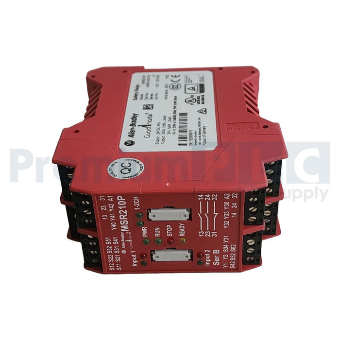 ALLEN BRADLEY 440R-H23176 /B MSR210P GUARDMASTER SAFETY RELAY 24VDC 8W NSMP