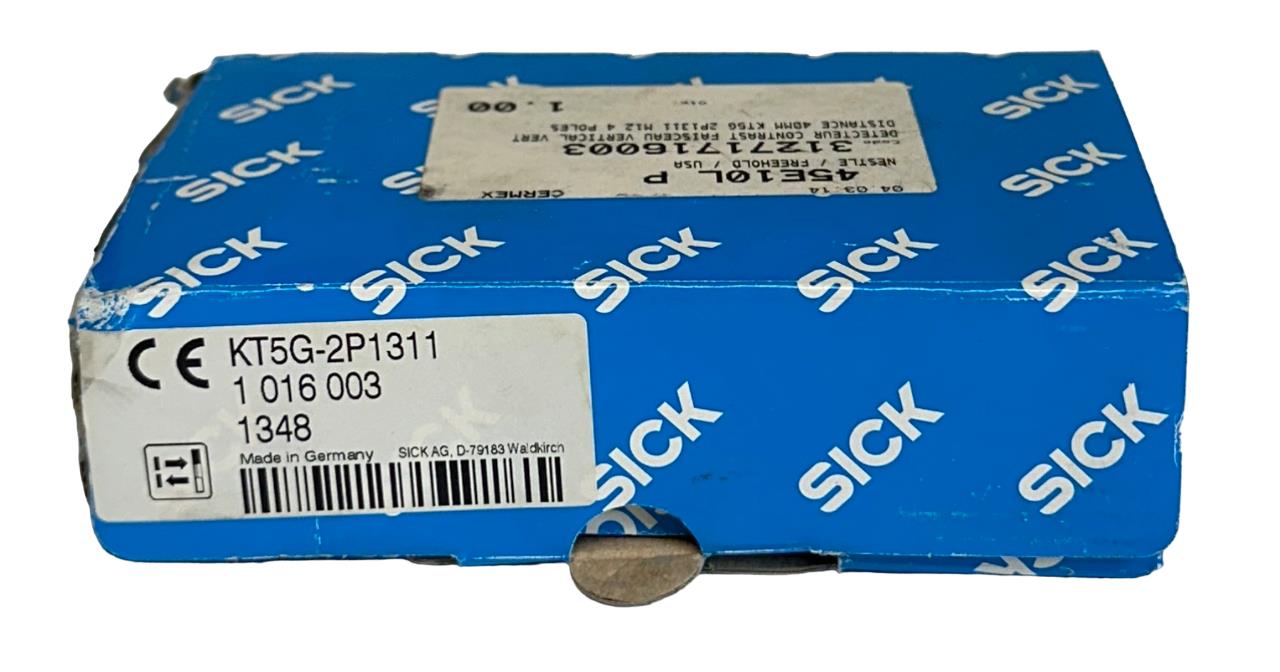 NEW SICK KT5G-2P1311 / 1016003 CONTRAST SENSOR SENSICK KT 5-2 10-30VDC NSMP