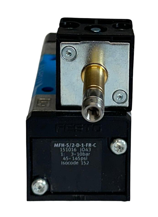 NEW FESTO MFH-5/2-D-1-FR-C / 151016 ELECTRICAL ACTUATION SOLENOID VALVE NSNP