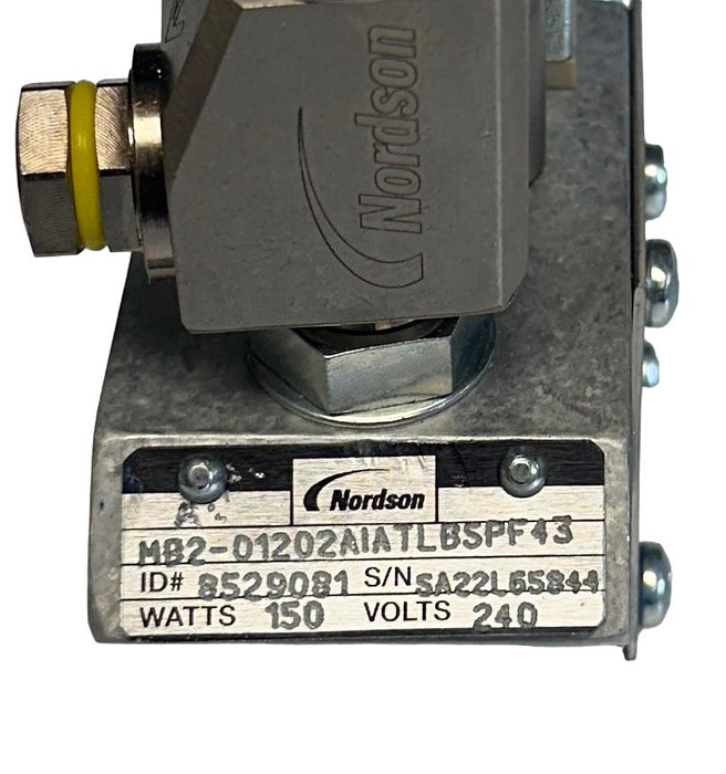 NORDSON MB2-01202AIATLBSPF43 8529081 MiniBlue II APPLICATOR 1121474 1126784 NSNP