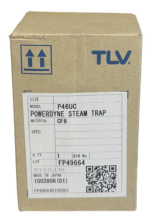 NEW TLV P46UC / 1003806 POWERDYNE THERMODYNAMIC STEAM TRAP CF8 NSMP