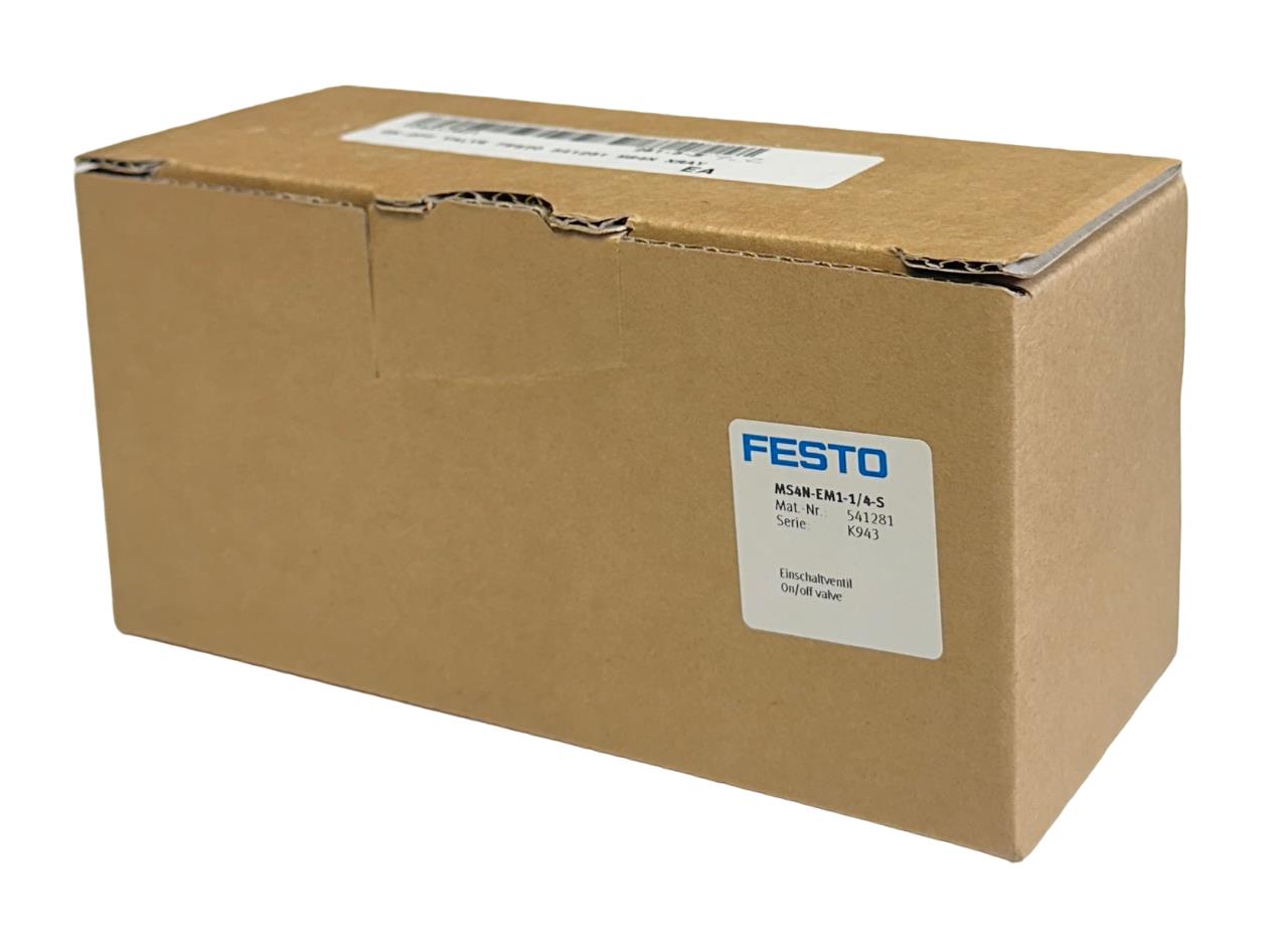 NEW FESTO MS4N-EM1-1/4-S / 541281 ON-OFF VALVE MS4N SERIES 3/2 0-14BAR NSMP