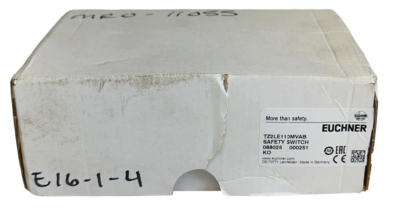 NEW EUCHNER TZ2LE110MVAB / 088025 / 88025 LED SAFETY SWITCH 10W 110V NSMP