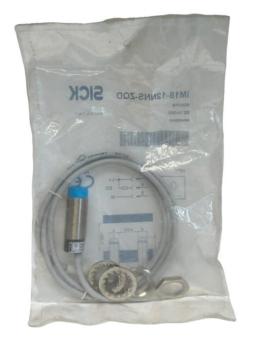 NEW SICK IM18-12NNS-ZQD / 6032715 INDUCTIVE PROXIMITY SENSOR 10-30V 400mA NSFS