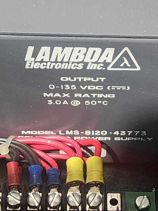 NEW LAMBDA LMS-8120 LMS SERIES AC-to-DC POWER SUPPLY UNIT 125VDC LMS-8120-43773