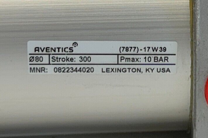NEW BOSCH AVENTICS 0822344020 PNEUMATIC CYLINDER STROKE : 300 10BAR NSNP
