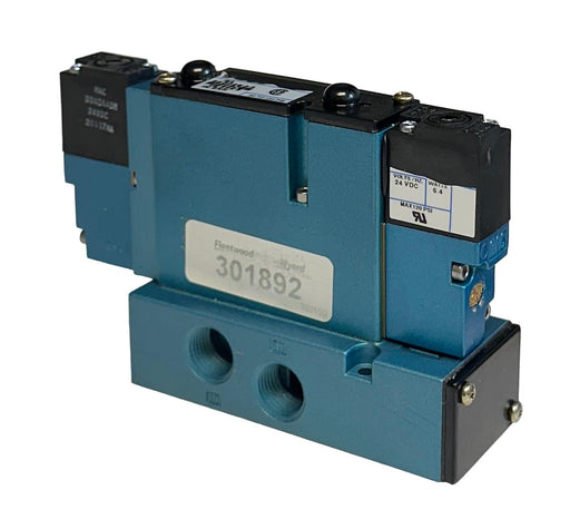 NEW MAC / FLEETWOOD 301892 PNEUMATIC SOLENOID VALVE ASSEMBLY 24VDC COIL NSMP