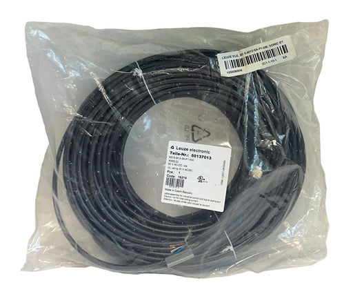 NEW LEUZE KD S-M12-5A-P1-500 / 50137013 CONNECTION CABLE 60V AC/DC 4A AWG22 NSFS