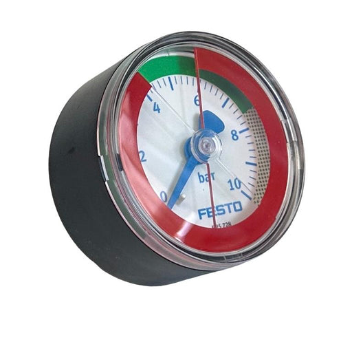NEW FESTO MA-50-10-R1/4-E-RG / 525728 SERIES J9 PRESSURE GAUGE MANOMETER NSMP