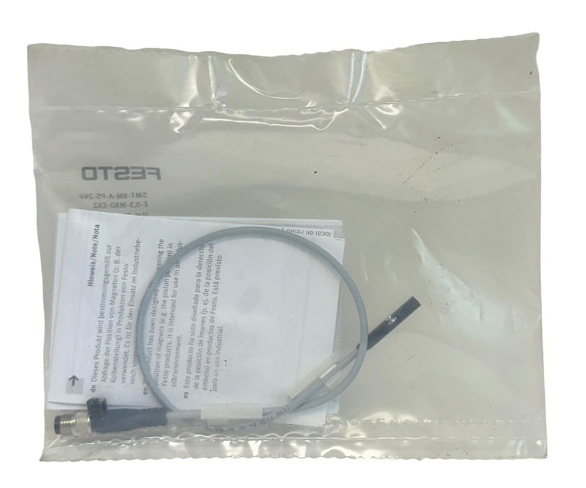 NEW FESTO SMT-8M-A-PS-24V-E-0,3-M8D-EX2 / 574342 PROXIMITY SENSOR 24V OEM NSFS