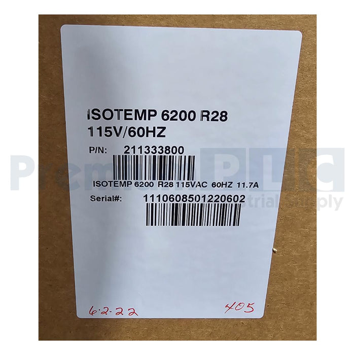 Fisherbrand ISOTEMP 6200 R28 211333800 BATH CIRCULATOR W/RS232 ADPT 1600027 NSMP