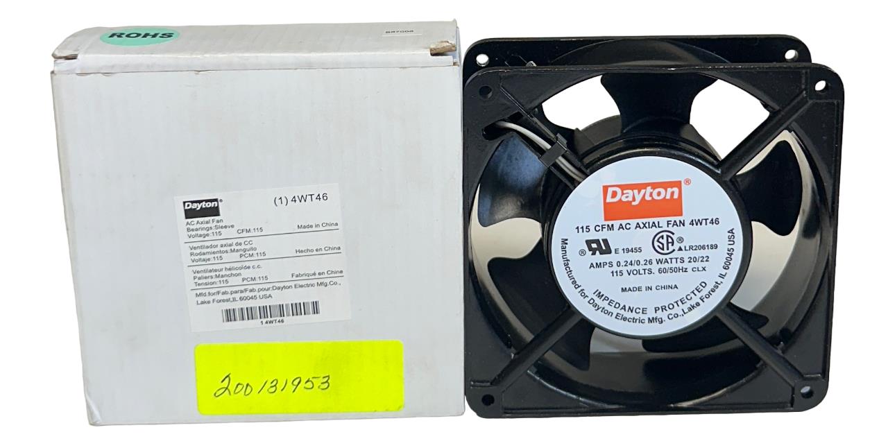DAYTON 4WT46 AC AXIAL FAN 115VAC 115CFM NSMP