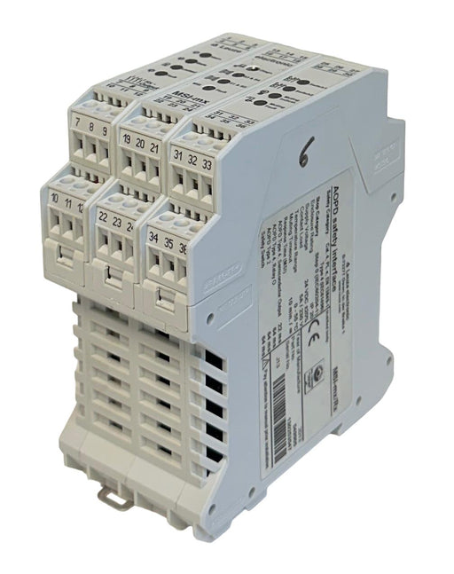 LEUZE MSI-mx/Rx / 549905 LUMIFLEX MSI AODP SAFETY INTERFACE RELAY 24VDC USNP