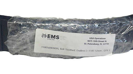 EMS GROUP 11805000909S TOOTHED ENDLESS BELT L=1143 12mm NSNP