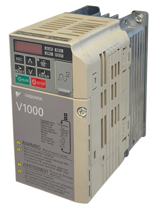 YASKAWA CIMR-VCBA0003BAA / VZAB0P4BAA V1000 SERIES AC DRIVE 0.75kW/0.55kW NSNP