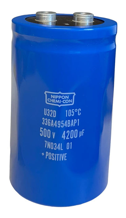 NIPPON CHEMI-CON 336A4954BAP1 / 100001257 CAPACITOR 4200uF 500V U32D NSNP