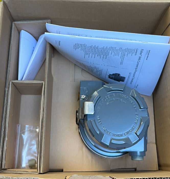 FISHER 846-738-110315 / 18B43993052 Electro-Pneumatic TRANSDUCER TYPE 846 NSMP