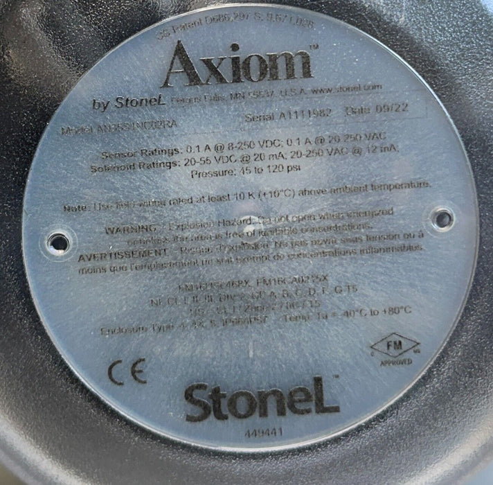 StoneL AN35S1NC02RA / 199233014 AXIOM SST EXPLOSION PROOF VALVE CONTROLLER NSNP