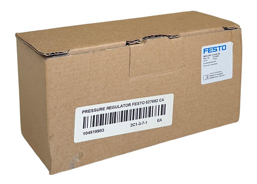 FESTO MS4-LRB-1/4-D6-RG / 527692 PRESSURE REGULATOR 14BAR/210PSI P1 MAX NSMP