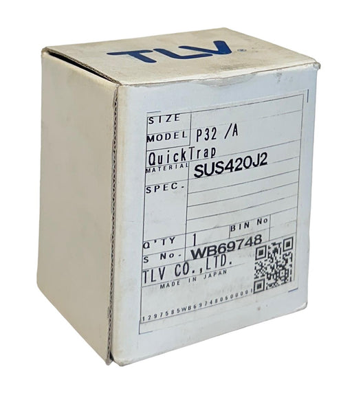 TLV P32/A / P32A QuickTrap STEAM TRAP STAINLESS SUS420J2 NSMP