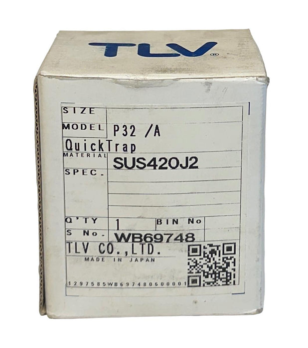 TLV P32/A / P32A QuickTrap STEAM TRAP STAINLESS SUS420J2 NSMP