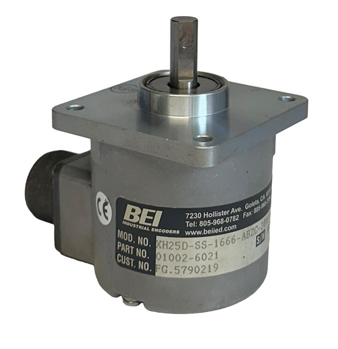 BEI XH25D-SS-1666-ABZC-28V/V-SM18 / 01002-6021 INCREMENTAL ENCODER 5-28VDC USNP