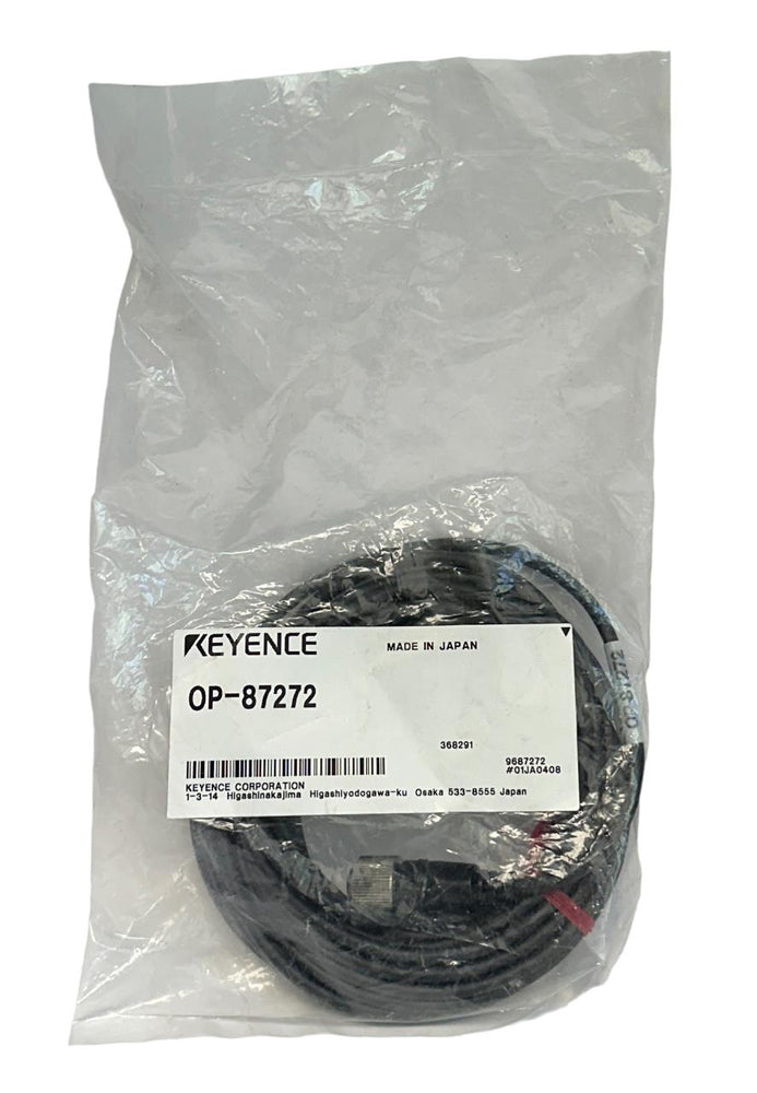 KEYENCE OP-87272 / OP87272 CONNECTOR CABLE M12 STRAIGHT 5M CABLE NSFS