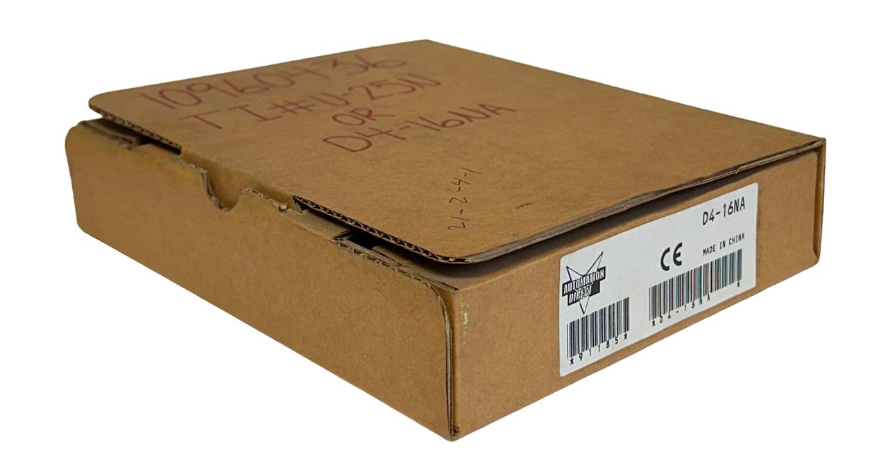 AUTOMATION PLC DIRECT  D4-16NA / D416NA DL405 16-PT INPUT MODULE 80-132VAC NSMP