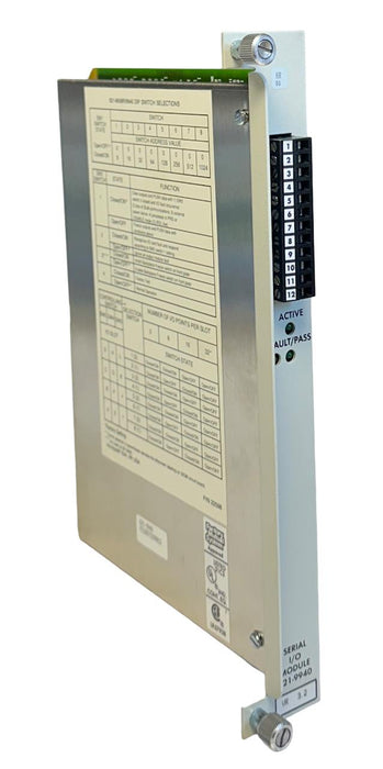 HONEYWELL 621-9940 / 6219940 SERIAL I/O COMMUNICATION MODULE VR. 3.2 NSMP